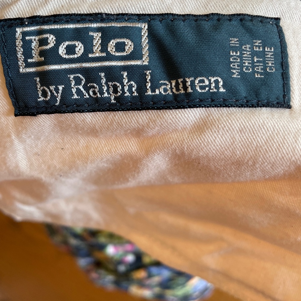 Polo Ralph Lauren Linen Shorts - Navy Floral - Size 34 - Used - Picture 6 of 6